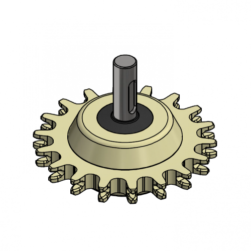 Divisible idler wheel Z=18 | OC.10.582.Z18