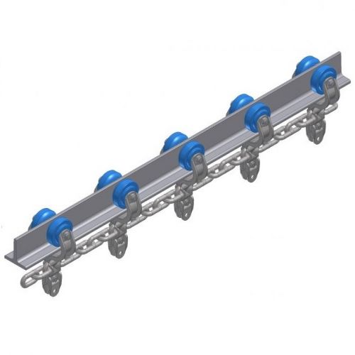 Galv. chain with S.S. trolleys | OC.40.520B