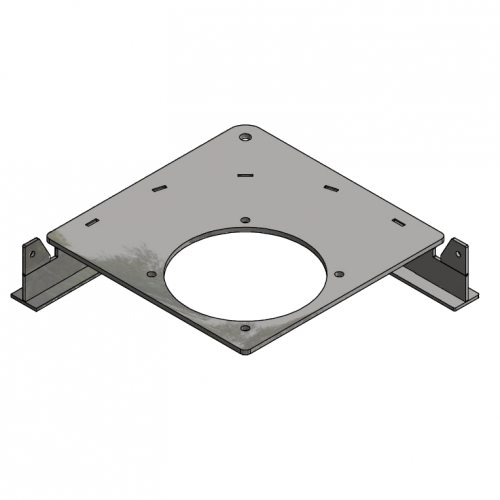 Drive unit base plate D=485mm 90º | OC.10.D485.090M