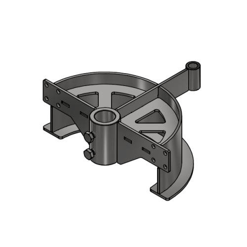 T-track bend frame 180º D=291mm | OC.20.291.180