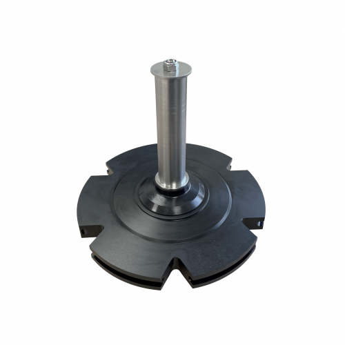 Idler wheel 6x6" D=291mm incl. shaft | OC.20.145B