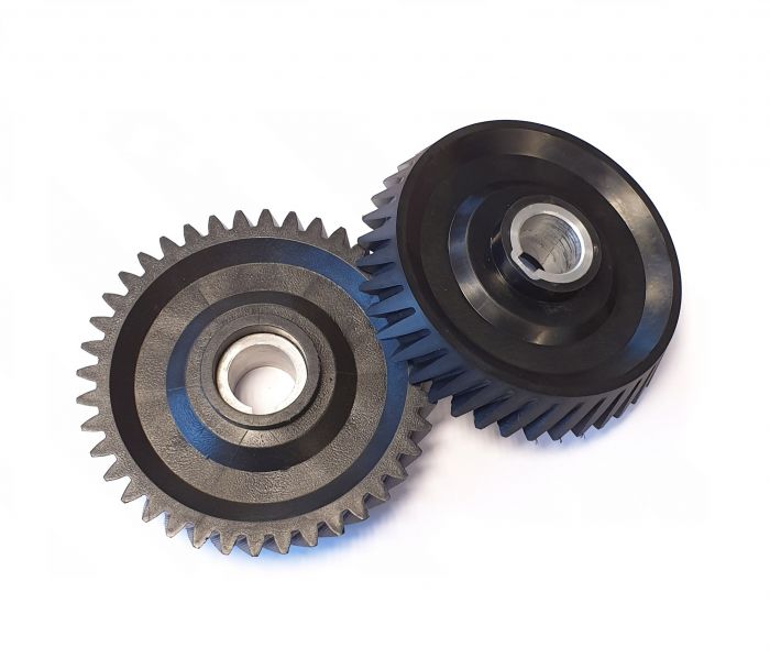 Black conical Gearwheel Z=40 | PL.40.009C