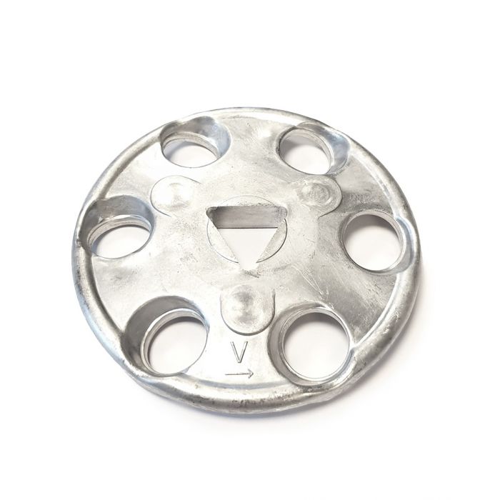 Alu. finger disc 6 holes V left | PL.40.003